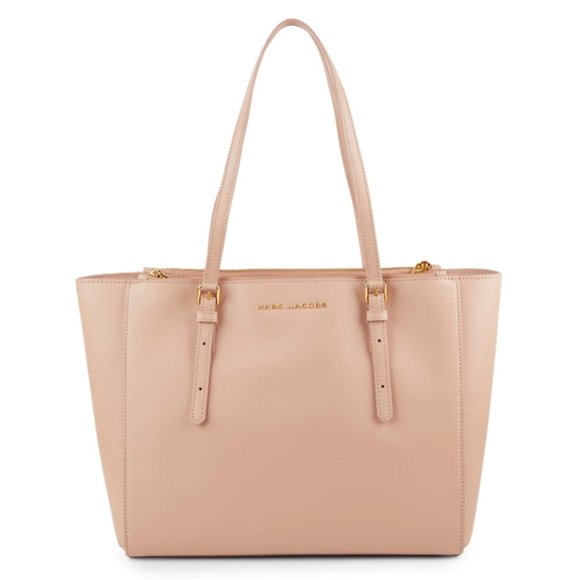🔥 NEW MARC JACOBS COMMUTER LEATHER TOTE - BALLET - Picture 6 of 10
